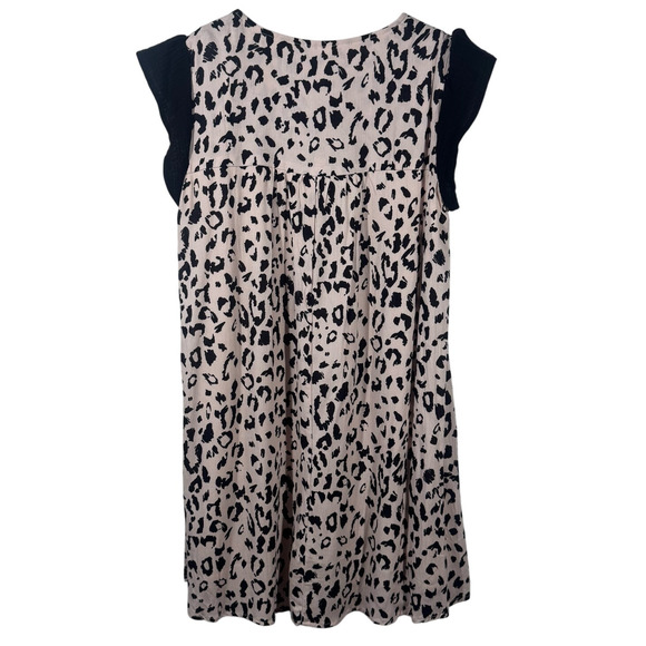 Savanna Jane Dress Women S Animal Print Embroidery Pink Spring Bohemian Shift - Picture 2 of 8